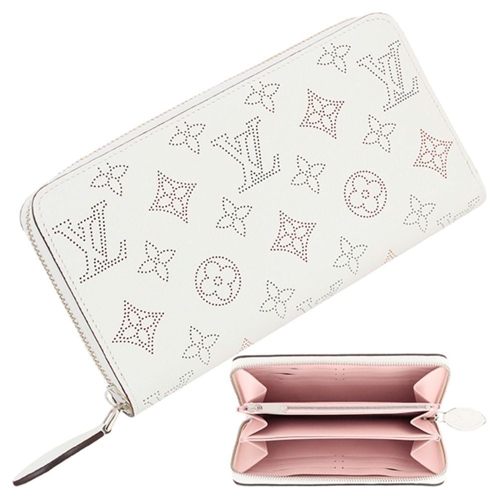 Zippy Wallet Round Zipper Rose Mademoiselle Monogram Mahina Leather